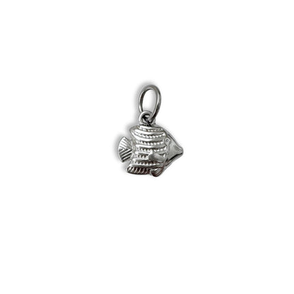 Silver Angel Fish Charm