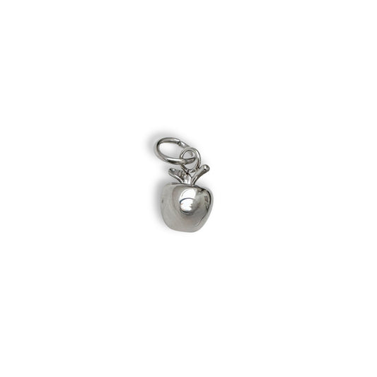 Silver Apple Charm