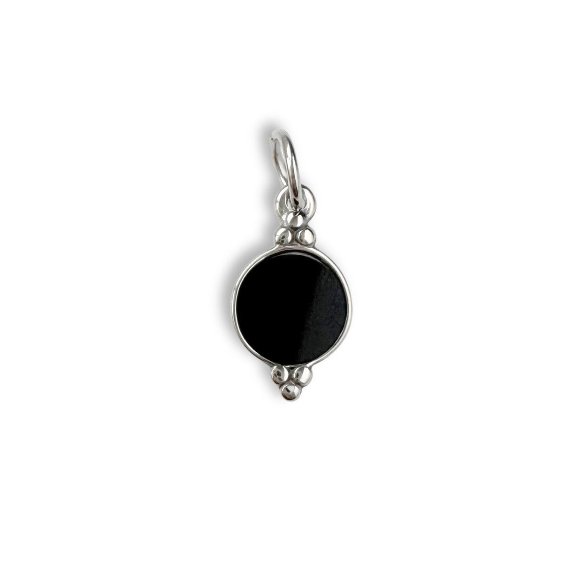 Silver Black Magic Charm