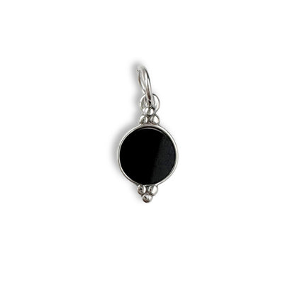 Silver Black Magic Charm
