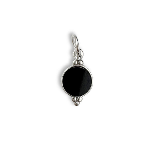 Silver Black Magic Charm