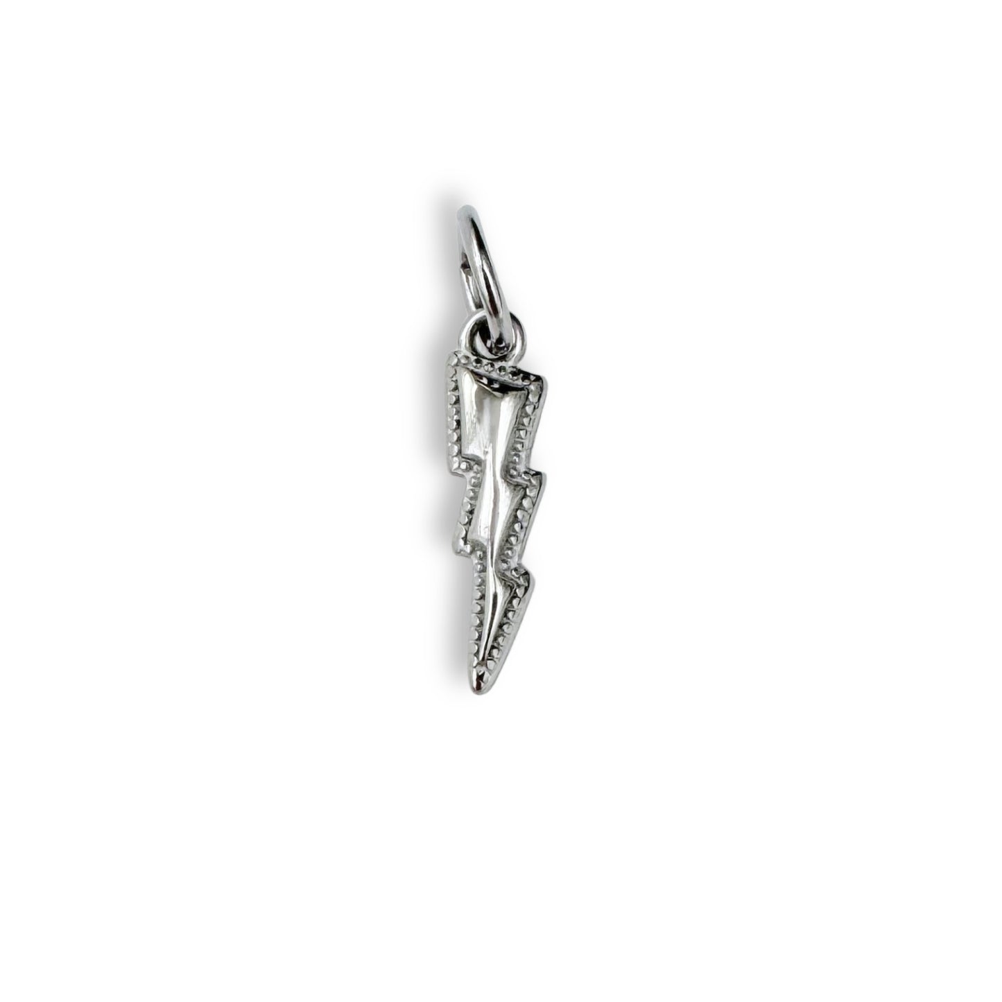 Silver Bolt Charm