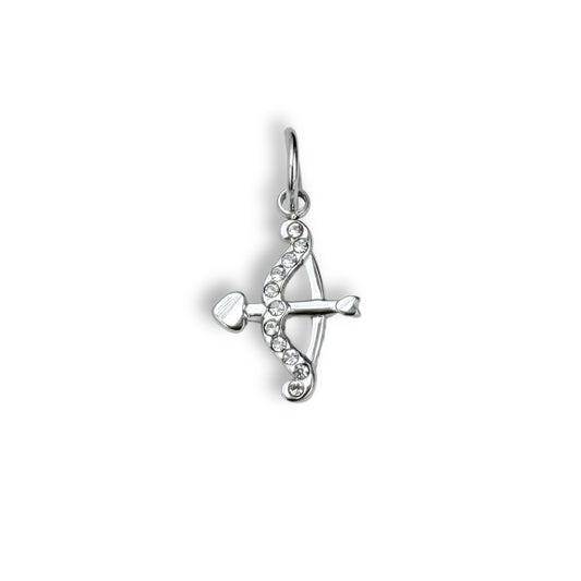 Silver Bow & Arrow Charm