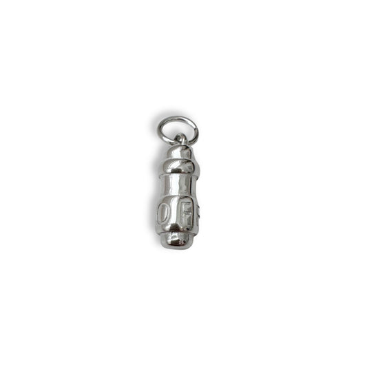 Silver Coffee Flask Charm