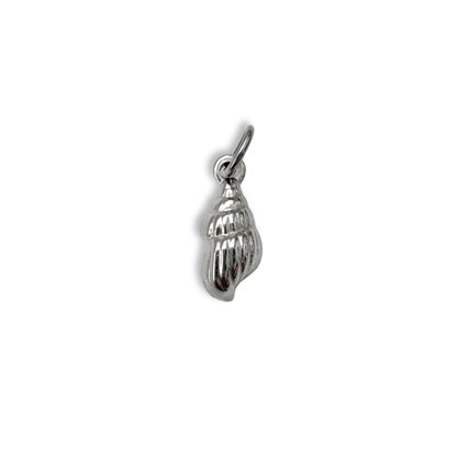 Silver Conch Shell Charm