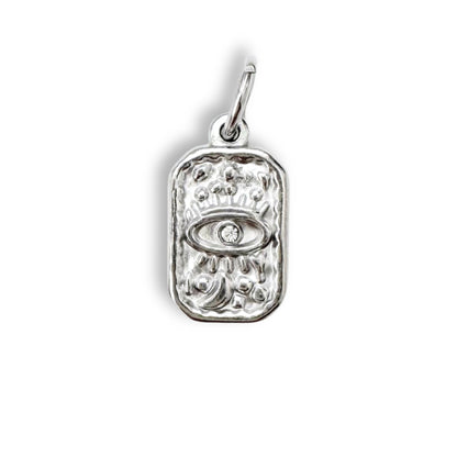 Silver Enchanted Eye Charm