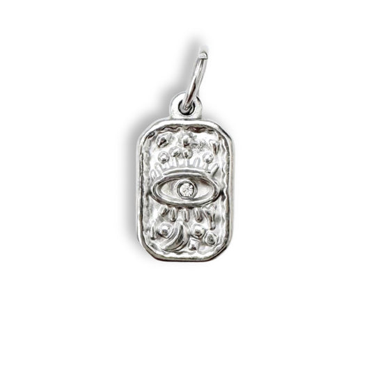 Silver Enchanted Eye Charm
