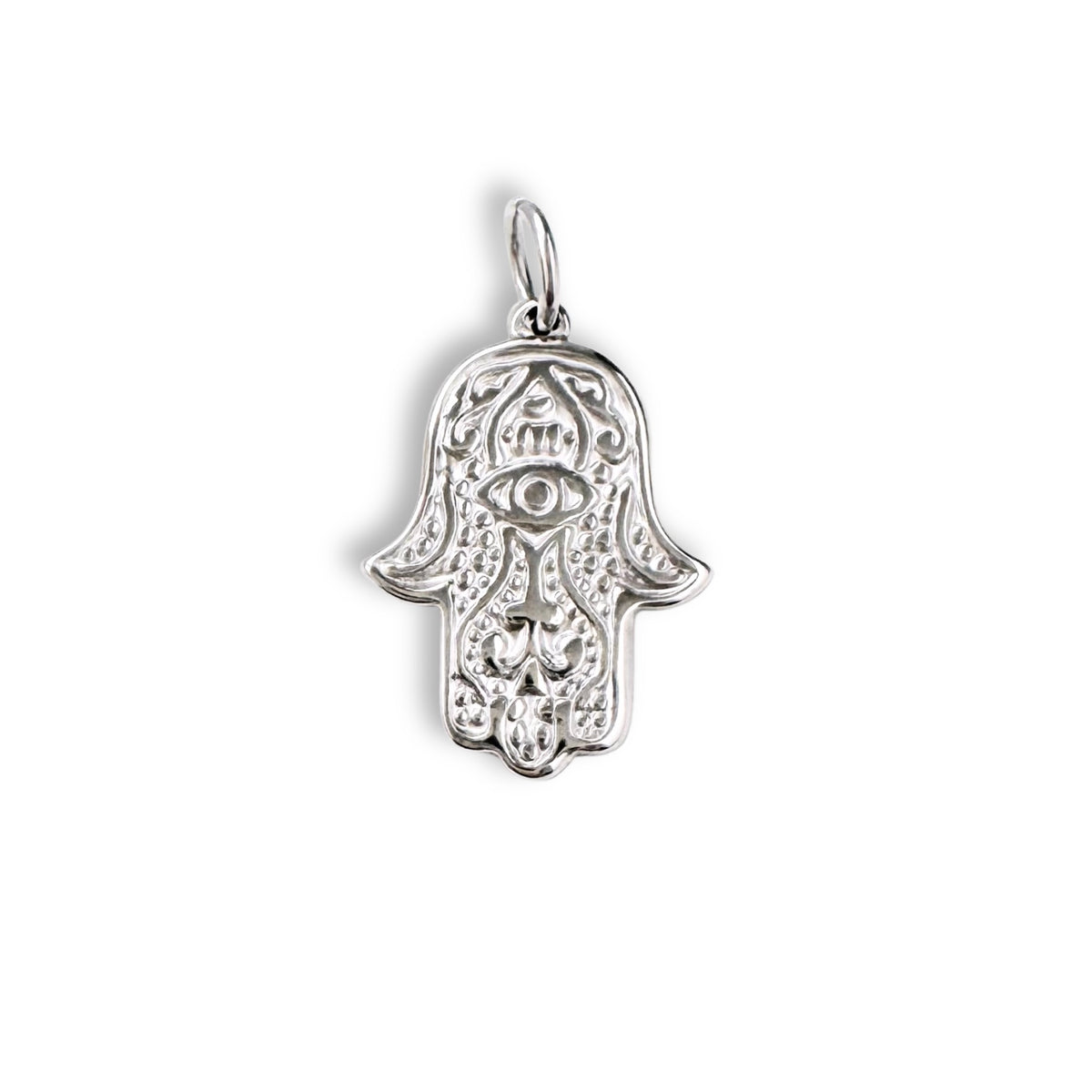 Silver Evil Eye Hand Charm