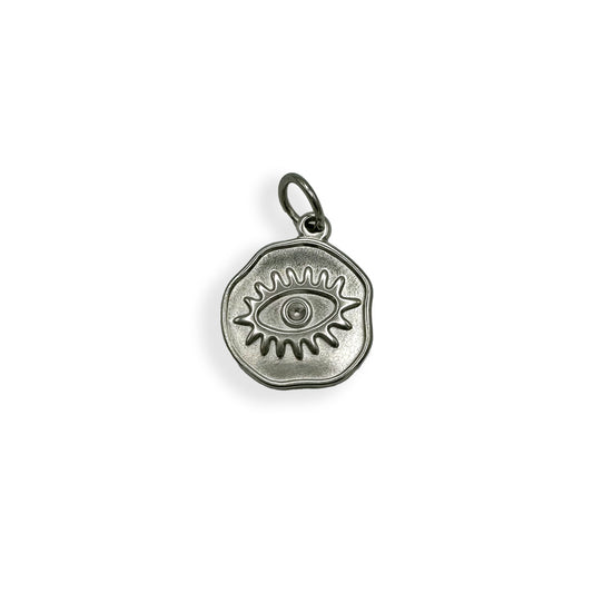 Silver Evil Eye Charm