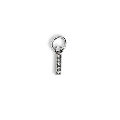Silver Luxe Drop Charm