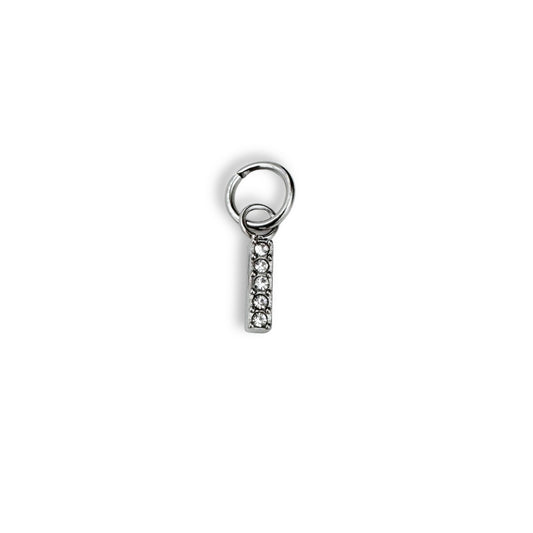 Silver Luxe Drop Charm