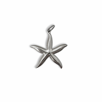 Silver Large Starfish Charm