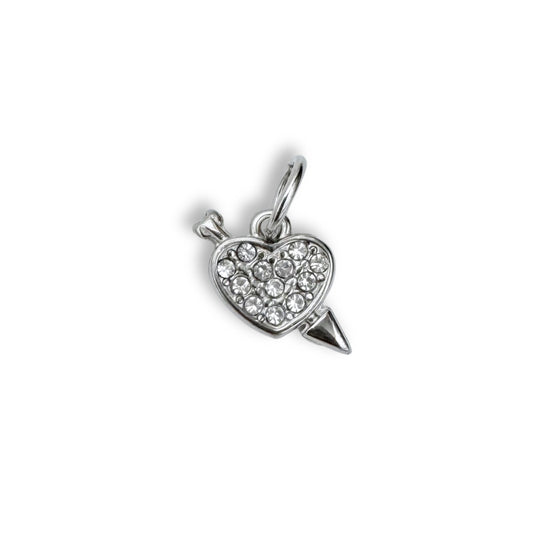 Silver Lovestruck Charm