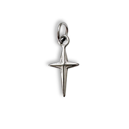 Silver North Star Charm