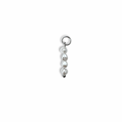 String Of Pearls Charm - Silver