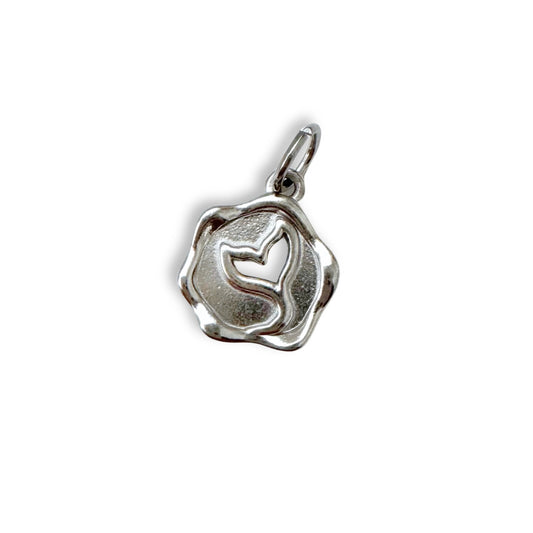 Silver Fishtail Charm - Cutout