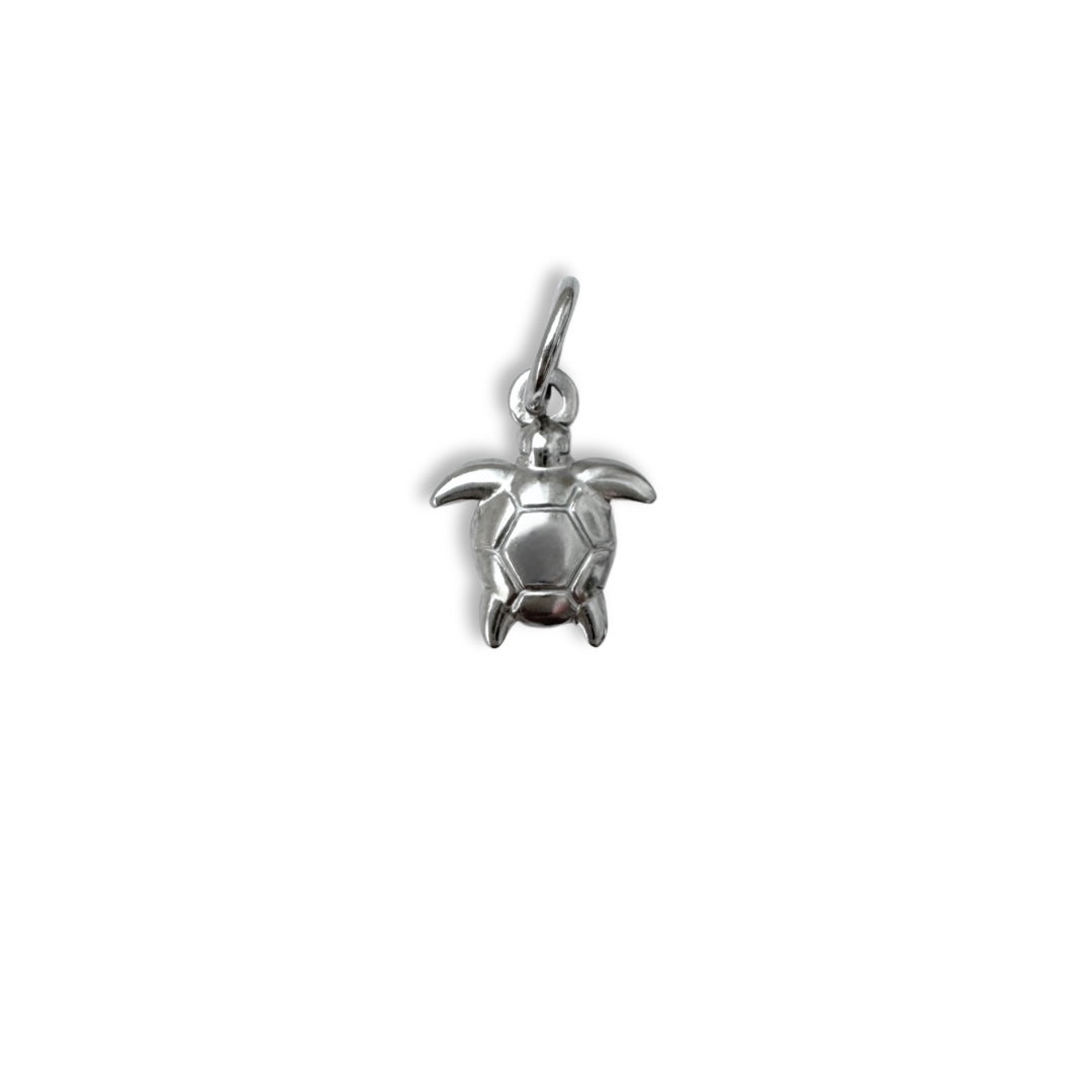 Silver Tiny Turtle Charm