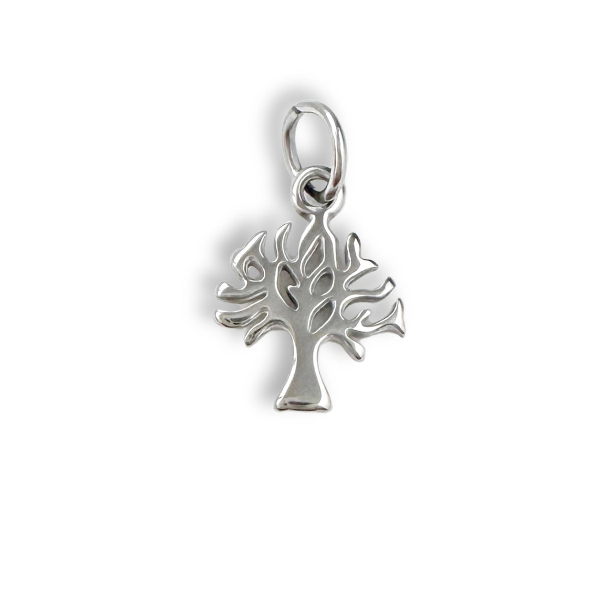 Silver Tree Charm