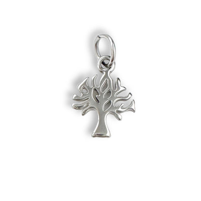Silver Tree Charm