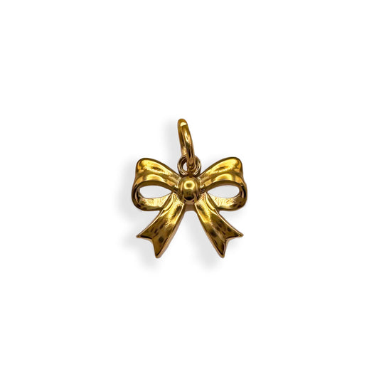 Gold Bow Charm - Small