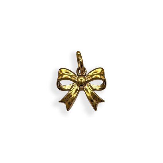 Gold Bow Charm - Small