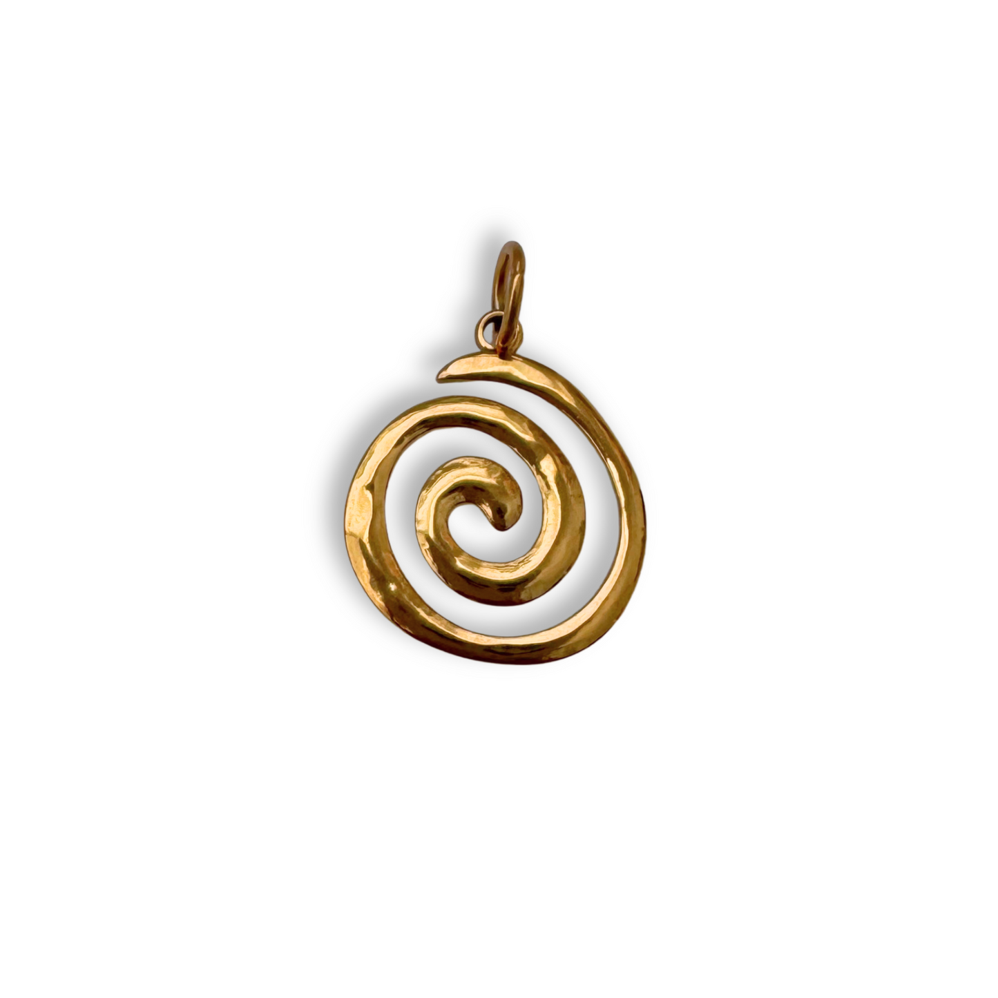 Gold Swirl Charm